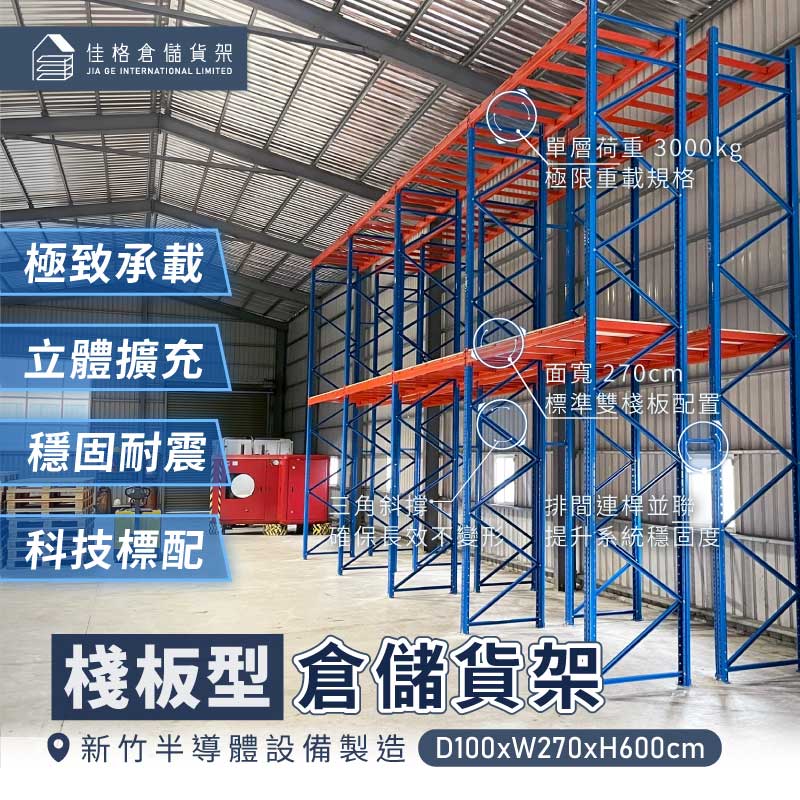 半導體廠指定：單層 3000KG 的極限重載