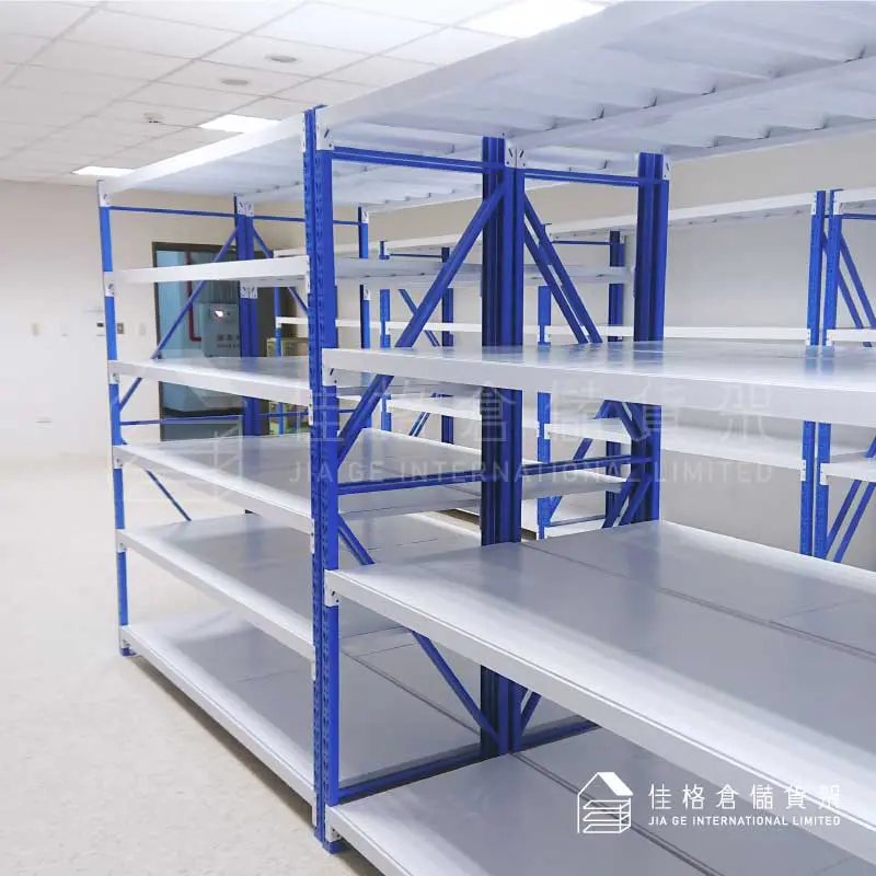 商辦備品室雙排輕中型免螺絲鋼製物料架安裝完成 商辦備品室雙排輕中型免螺絲鋼製物料架安裝完成