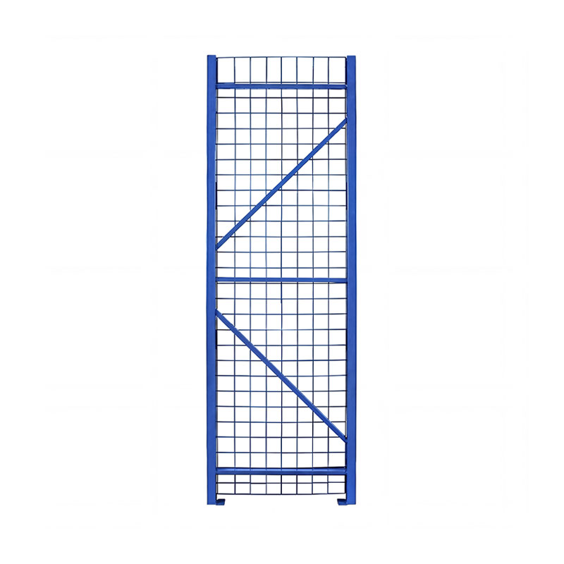 深50x高150公分-輕側網型立柱-藍色