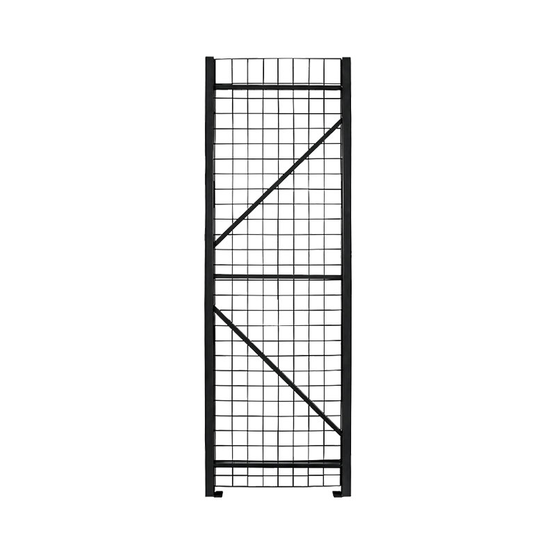 深50x高150公分-輕側網型立柱-黑色