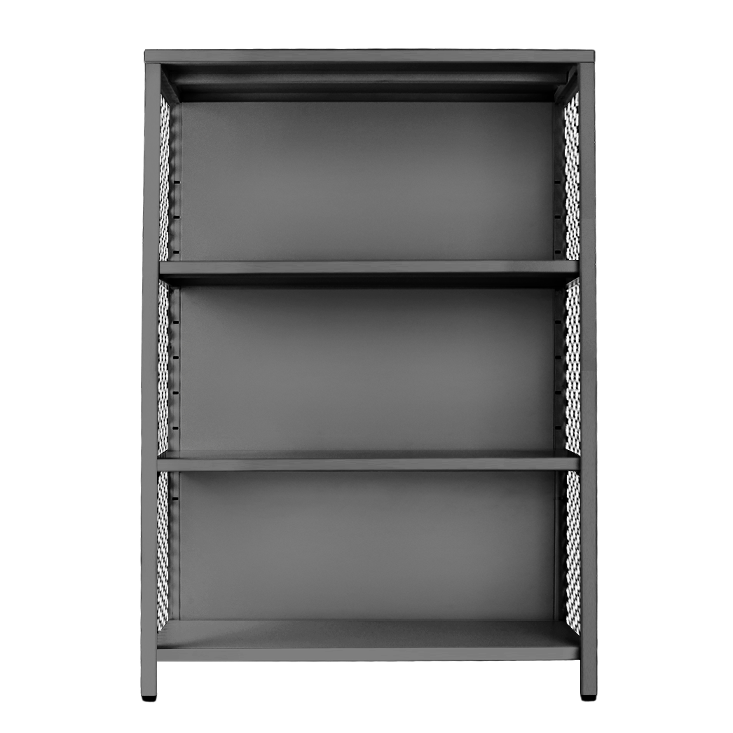 深35x寬80x高112 cm 【二代】工業風置物層架-黑