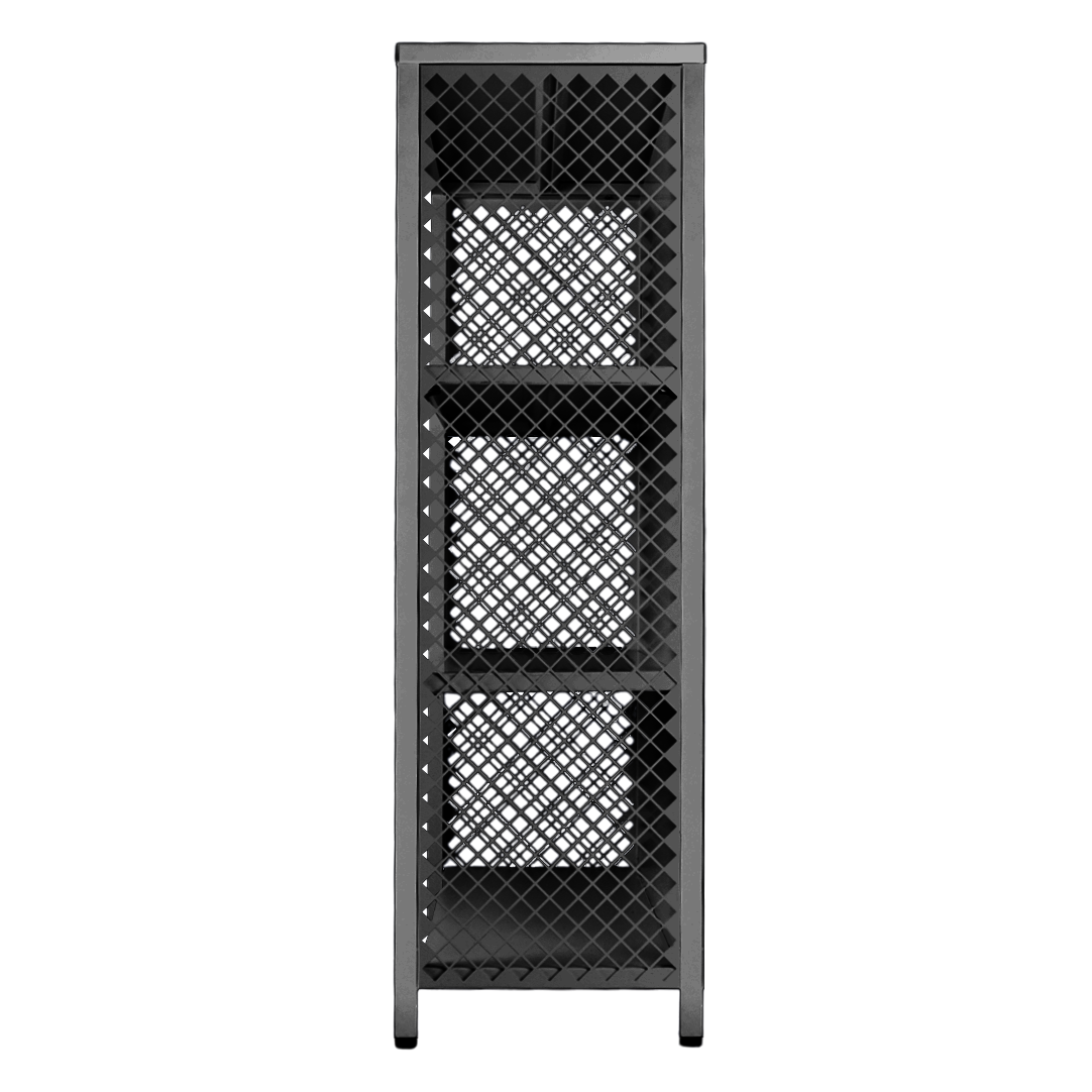 深35x寬80x高112 cm 【二代】工業風置物層架-黑