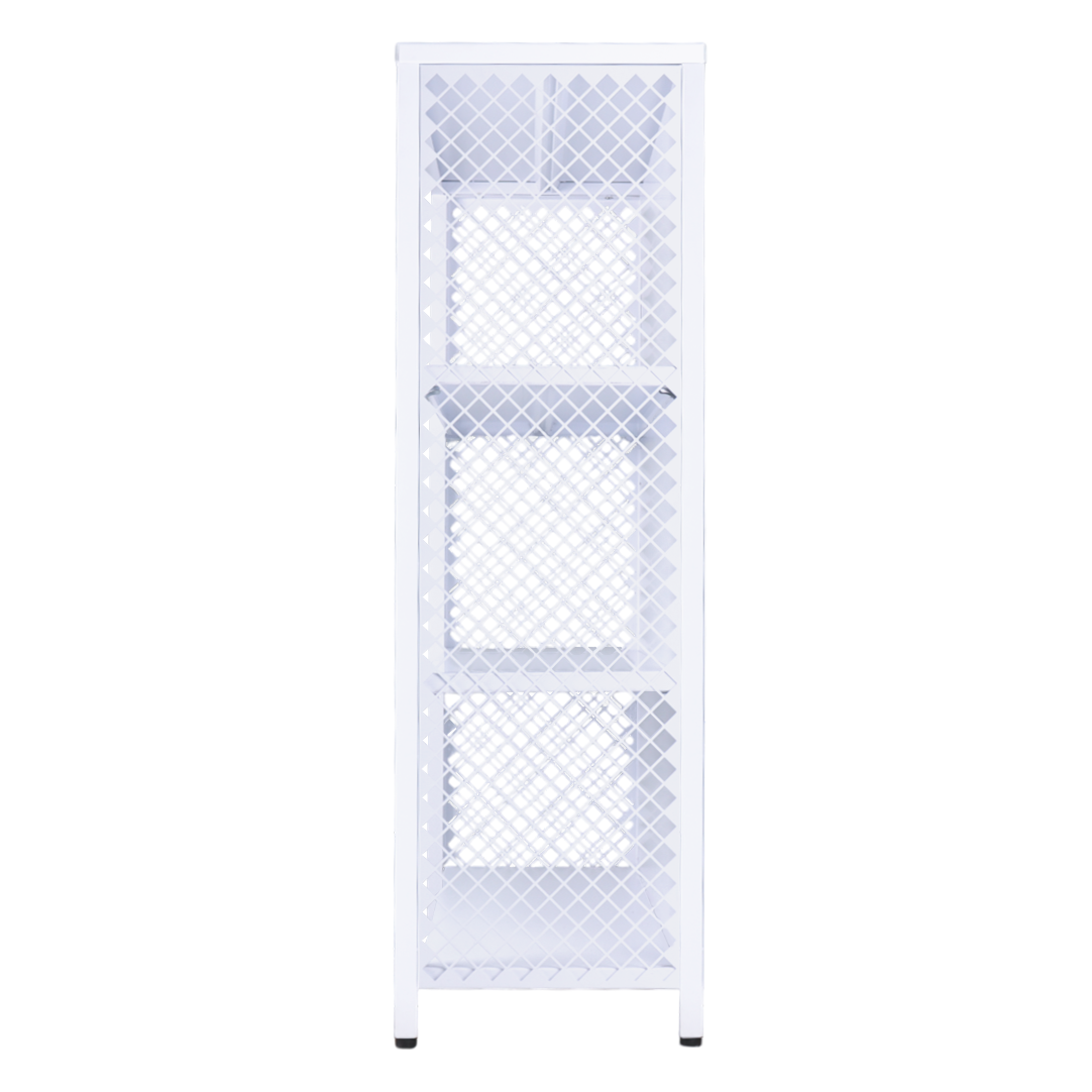 深35x寬80x高112 cm 【二代】工業風置物層架-白