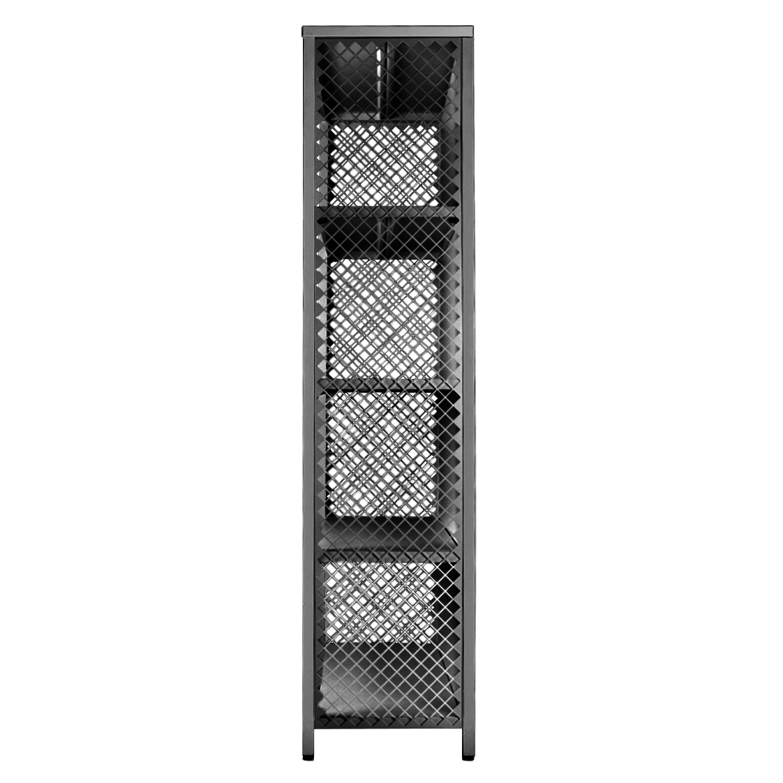 深35x寬80x高150 cm 【二代】工業風置物層架-黑