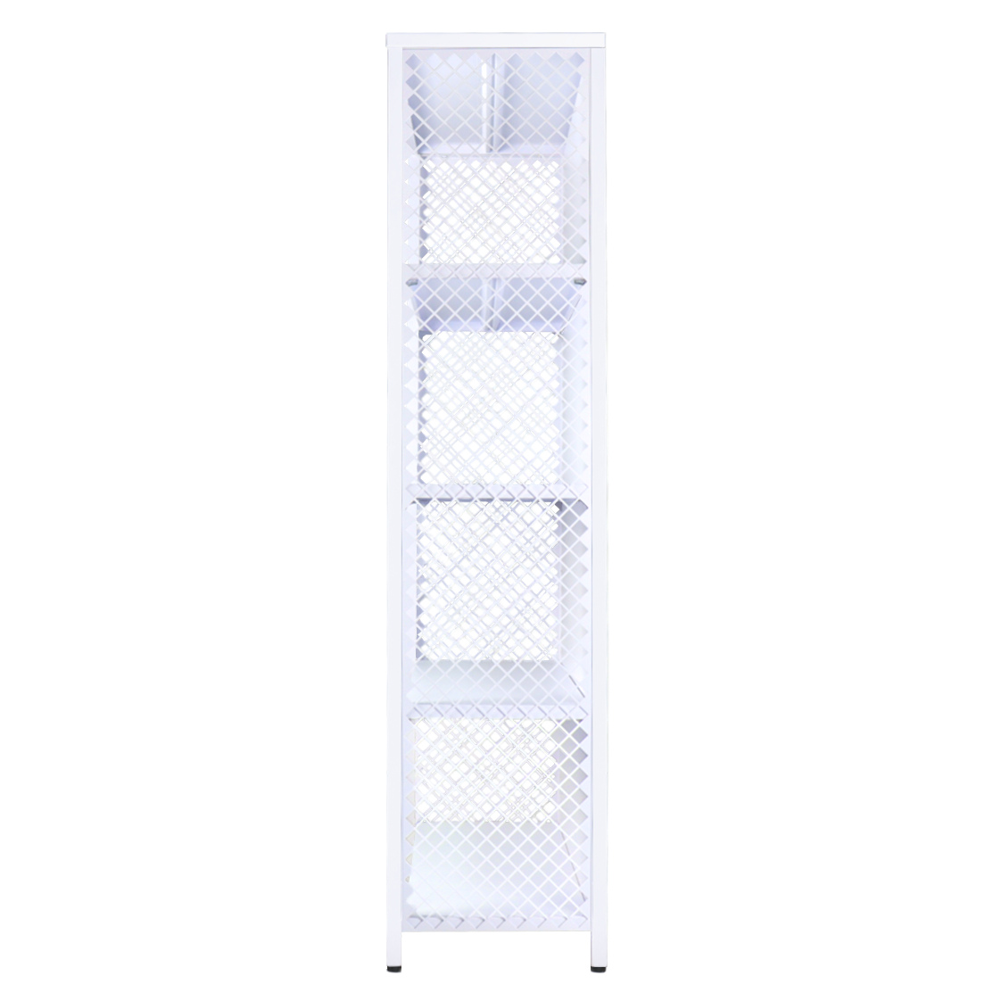 深35x寬80x高150 cm 【二代】工業風置物層架-白