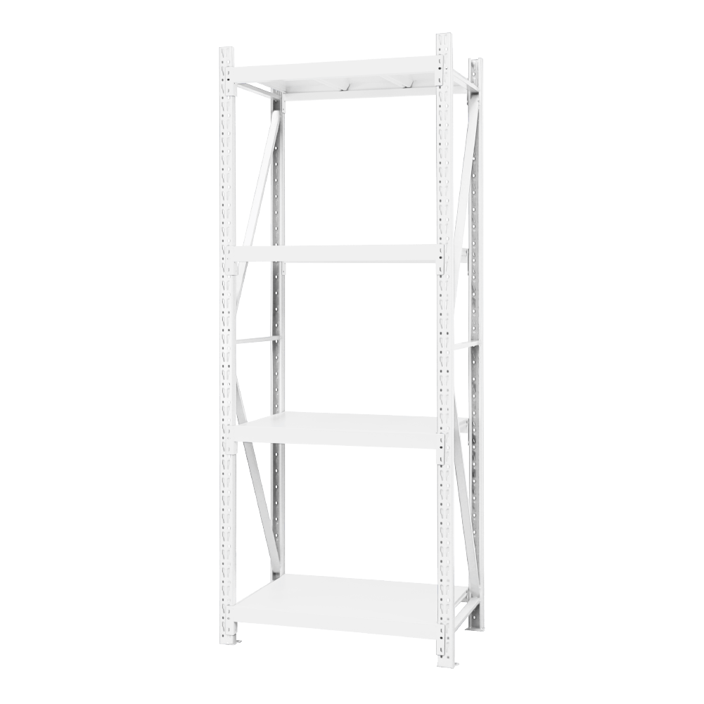 深50x寬80x高200 cm 輕型貨架-白色